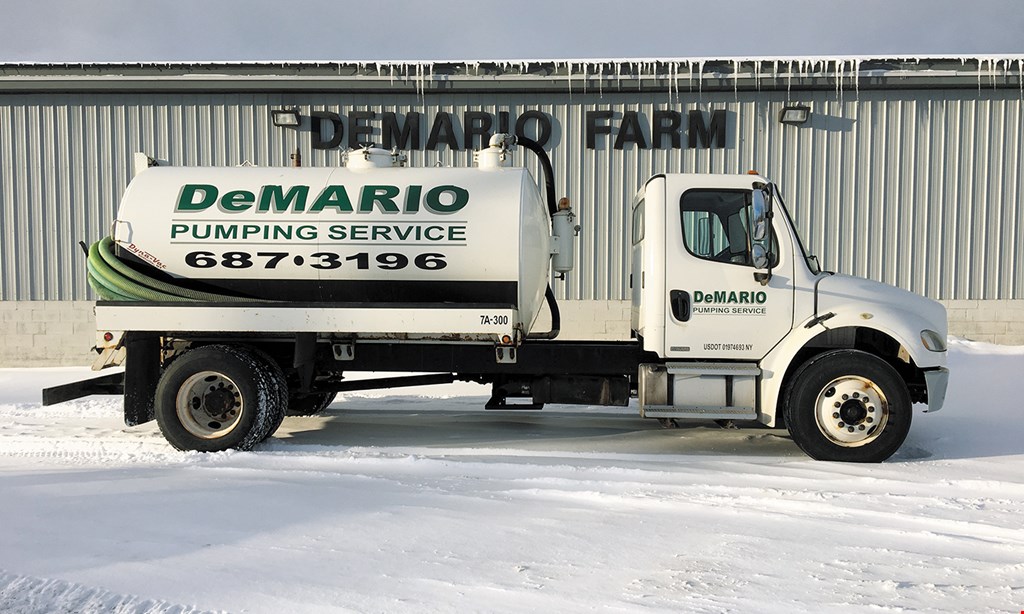 Product image for DeMario Pumping Service $25 OFF any septic tank cleaning.