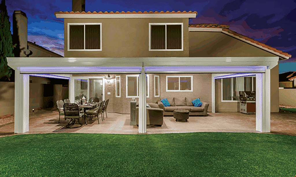 Product image for RKC Construction FREE Patio Cover with sunroom purchase (10’ x 15’ Patio Cover).