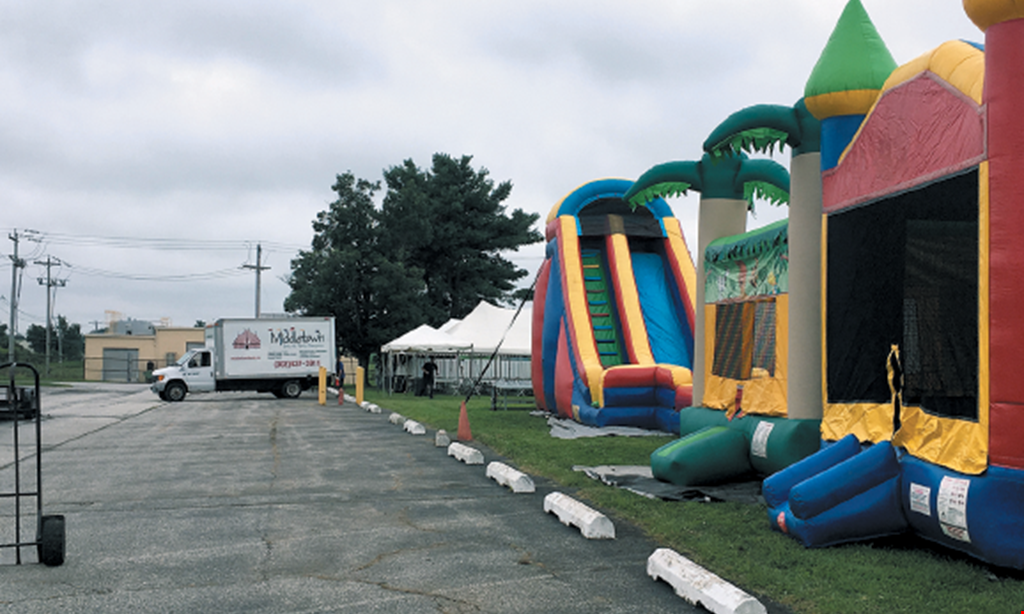 Product image for A1 Middletown Tents And Events, Inc THE PERFECT PARTY, $649.99 Party for 100 Includes: one 20 X 40 Tent, Twelve 8’ Tables & 96 White Chairs.