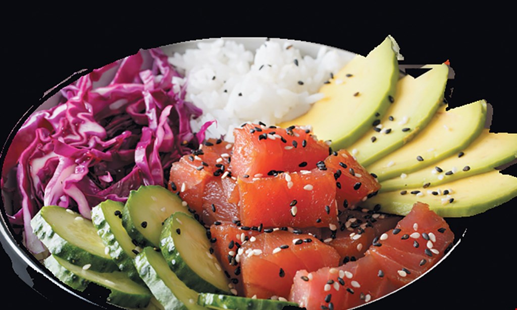 Product image for Hyshinu Ramen & Poke $13 for Beef Teriyaki with rice, side salad and 2 gyozas.