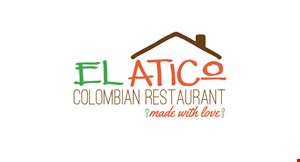 Product image for El Atico Colombian Restaurant $5 OFF min purchase of $30 or more.