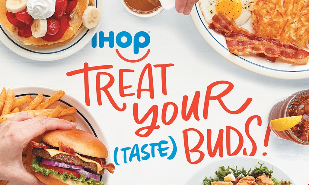 Product image for IHOP 20% OFF ENTIRE GUEST CHECK Valid Mon-Fri. • Not valid on holidays. No cash value. Expires 12/16/22. Valid Mon.-Fri. ALL DAY. Not valid on holidays.