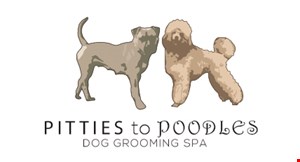 Pitties To Poodles Dog Grooming Spa logo