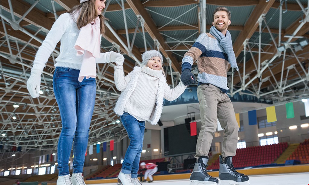 Product image for The Pond Ice Rink Free ice skate rental