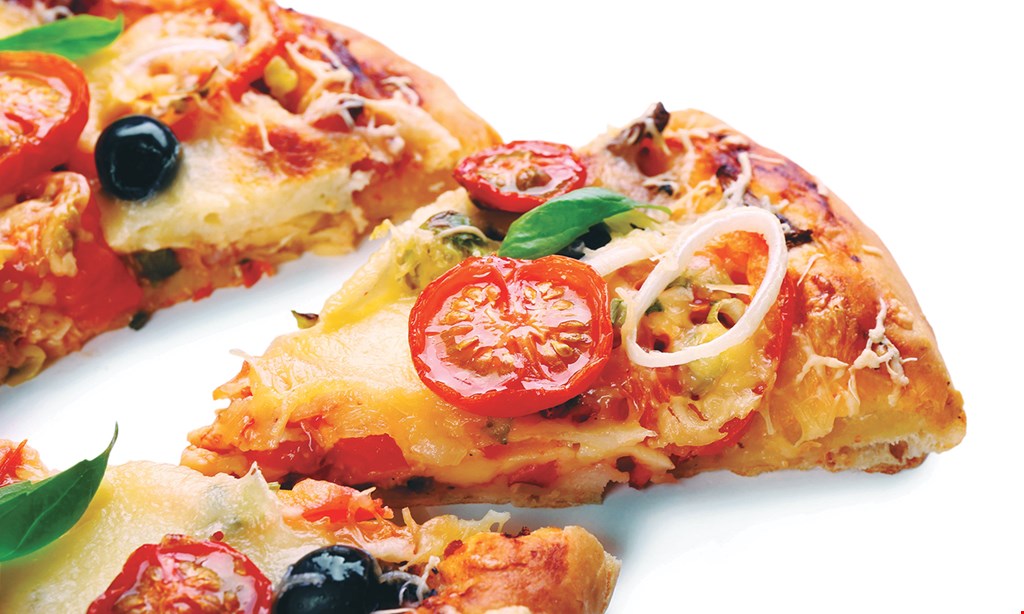 Product image for Rocket@Valentinos Italian Kitchen 2 large two topping pizzas only $24.99