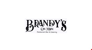Product image for Brandy's On Main $5 OFF any food order of $30 or more eat in, take-out or delivery. 
