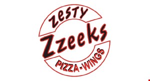 Zesty Zzeek's Pizza logo