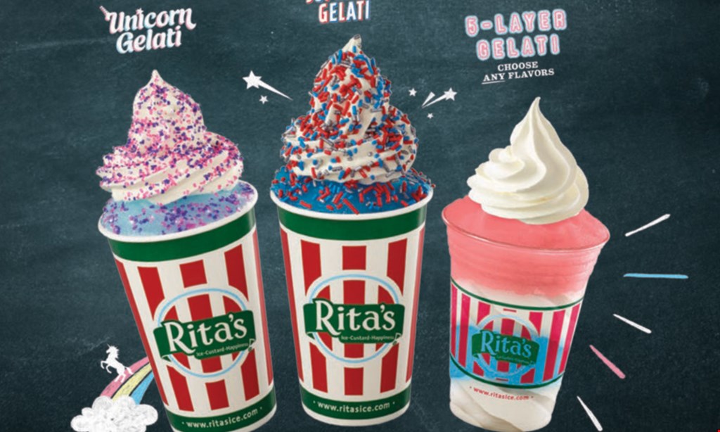 Product image for Rita's FREE BUY 2 QUARTS, GET 1 FREE ON FRIDAYS. 