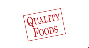 Quality Foods Gourmet Market logo