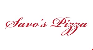 Savo's Pizza logo