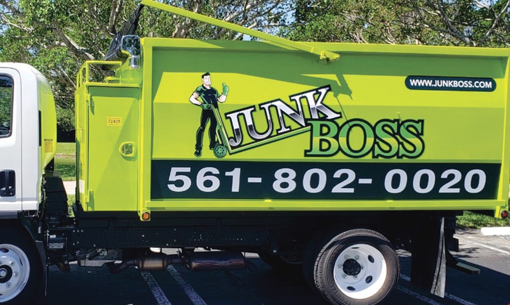 Product image for Junk Boss $30 Off Junk Removal 1/2 load or more