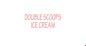 Double Scoops Ice Cream logo
