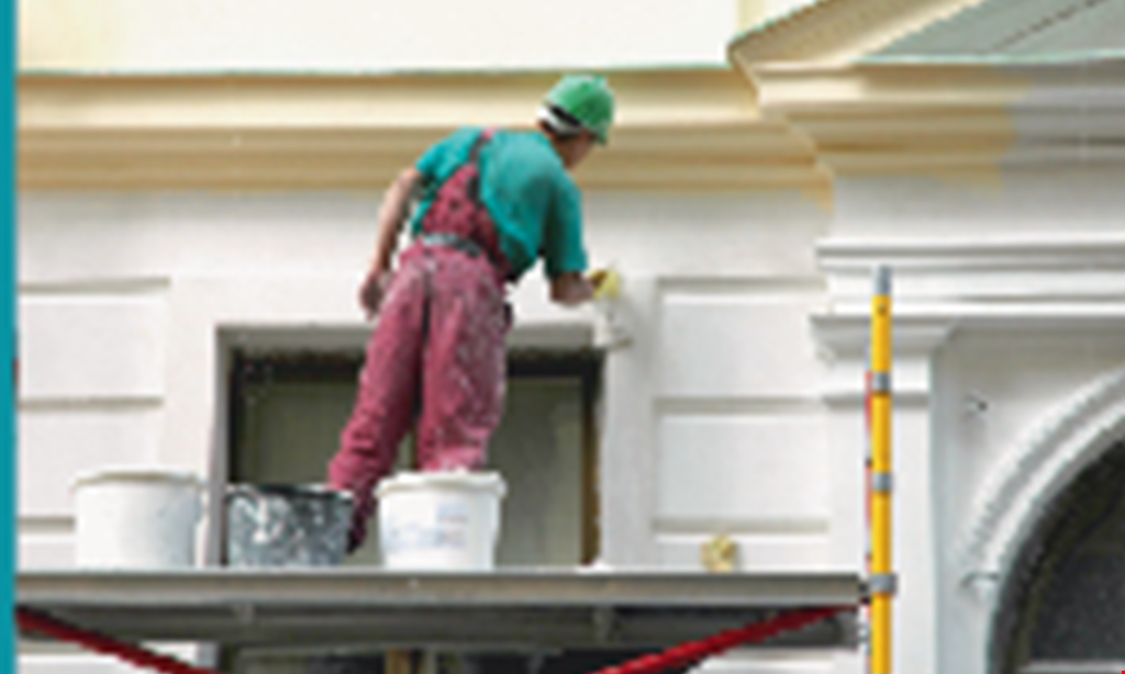 Product image for Building Line Construction Exterior painting $250 off 1000 sq. ft. or more. 