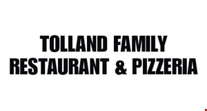 TOLLAND FAMILY RESTAURANT & Pizzeria logo