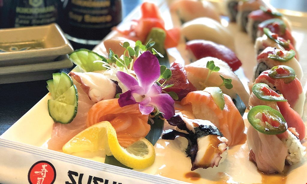 Product image for Sushi Diva Japanese Restaurant $15 off sushi combo party platter.