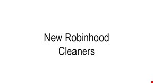 New Robinhood Cleaners logo