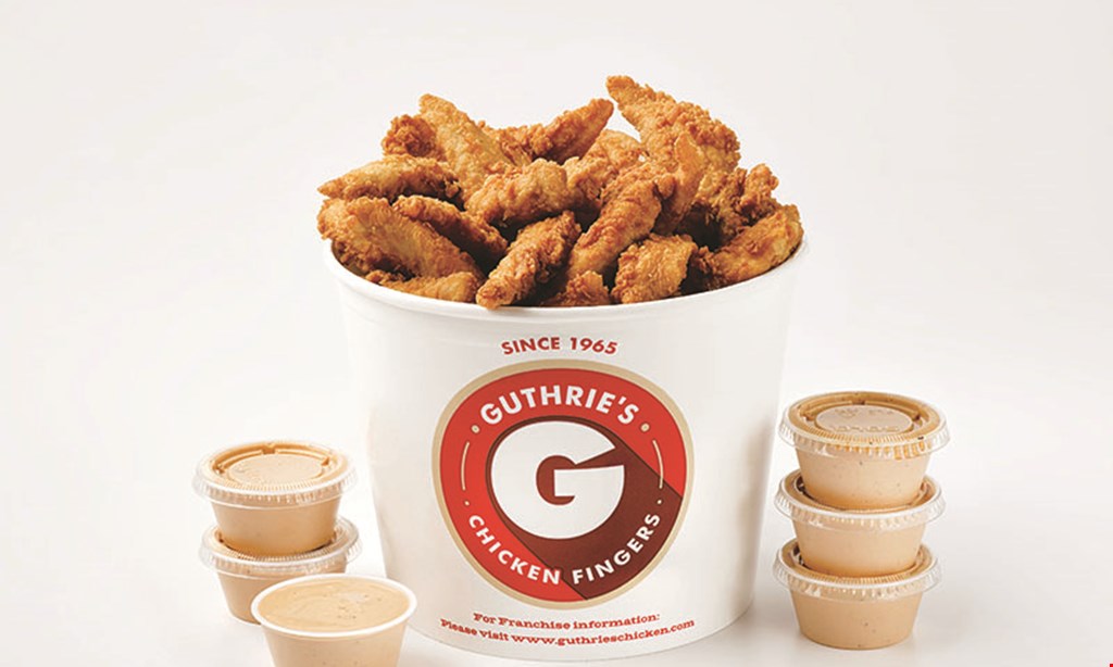 Product image for Guthrie's $20 Bucket - 25 Chicken fingers and 6 sauces
