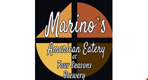 Product image for Marino's American Eatery 1/2 OFF an eight cut pizza buy one eight cut pizza, get the second of equal or lesser value 1/2 off. 