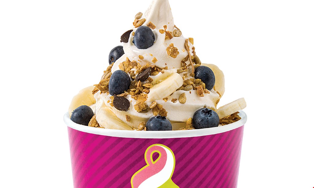 Product image for Menchie's FREE yogurt, buy 1 yogurt, get 1 free yogurt of equal or lesser value. 