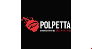 Polpetta Expertly Crafted Balls + Cocktails logo