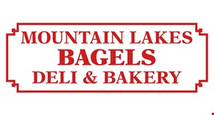 Product image for Mountain Lakes Bagels Deli And Cafe 2 FREE BAGELS buy 6 bagels, get 2 bagels free.