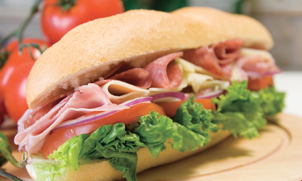 Product image for Socal Subs Double Meat on up to 3 subs or salads (excludes the beast). 
