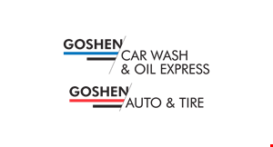 Goshen Car Wash & Oil Express | Goshen Auto & Tire logo