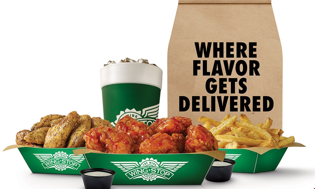 Product image for Wingstop - Bartow 5 off any delivery or online order. 