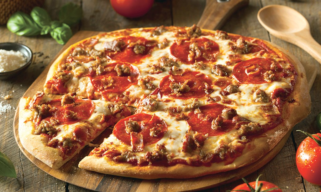 Product image for Angela's Pizza & Restaurant only $10+ tax large cheese pizza monday-thursday special