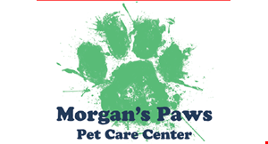 Morgan's Paws Pet Care Center logo