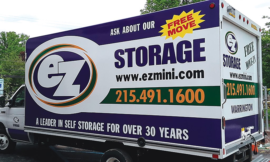 Product image for EZ Storage ONE MONTH FREE. FREE LOCAL MOVE IN TRUCK. FREE $25 GIFT CARD