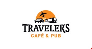 Product image for Traveler's Cafe & Pub $5 Off any purchase of $30 or more 