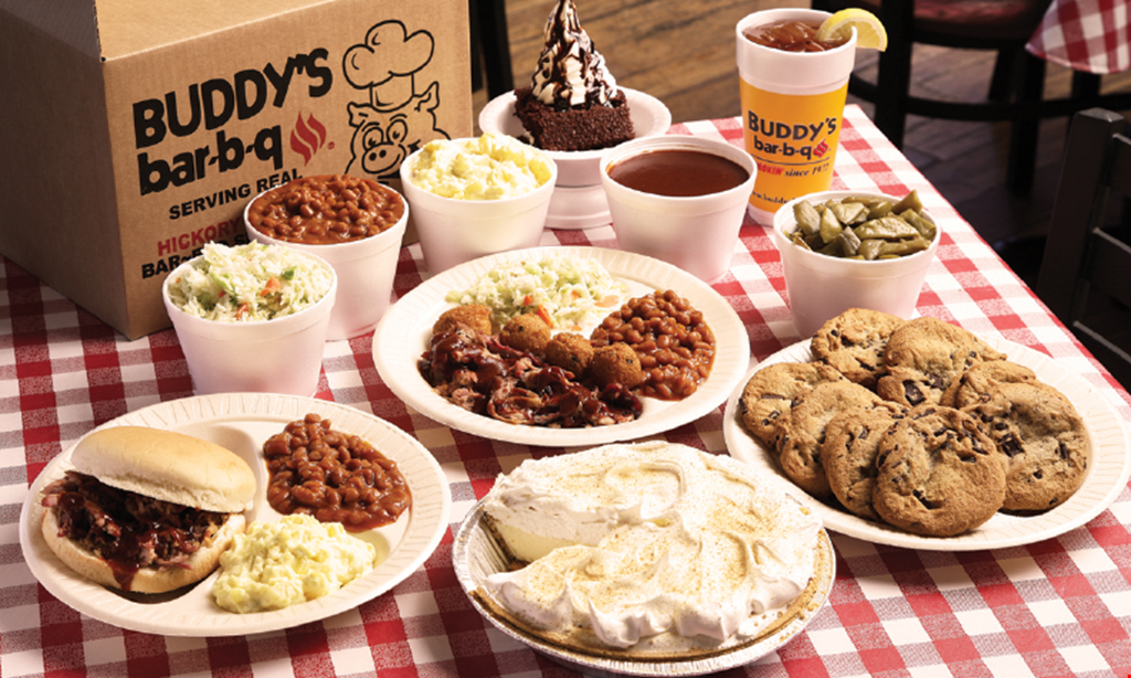 Product image for Buddy's Bar-B-Q FREE 4 Piece Wing with the purchase of an entree
