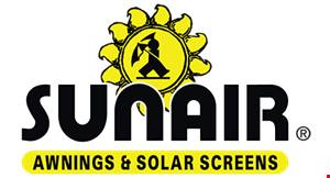 Product image for Sunair Awnings & Solar Screens UP TO $250 OFF SUNAIR® MODEL AWNING PLEASE CALL SUNAIR FOR DETAILS.
