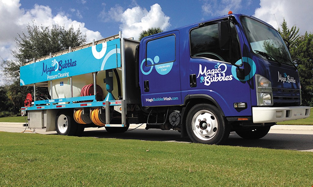 Product image for Magic Bubbles Pressure Cleaning Orlando (Orange & Seminole) 40% off magic membership. 