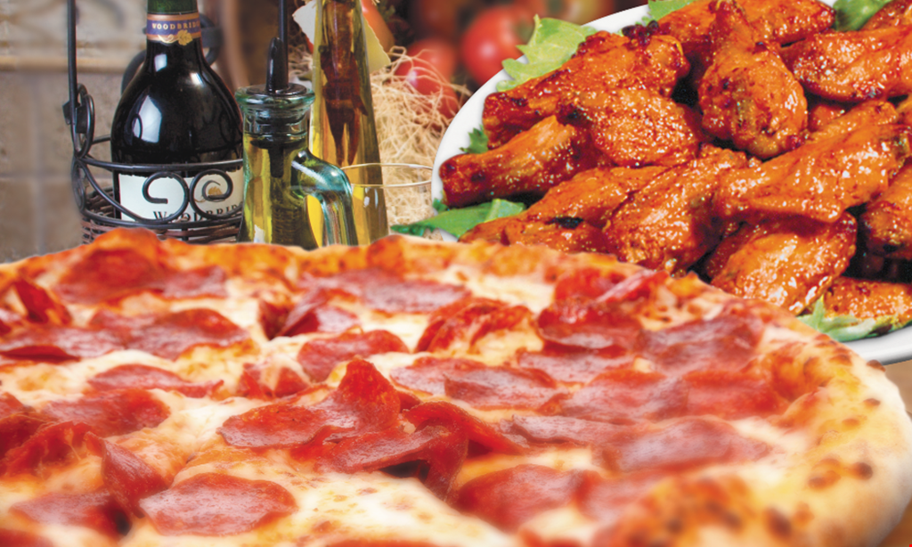 Product image for Mac's Pizzeria & Catering $24.99 Large Cheese Pizza & 12 Bone-In Wings. 