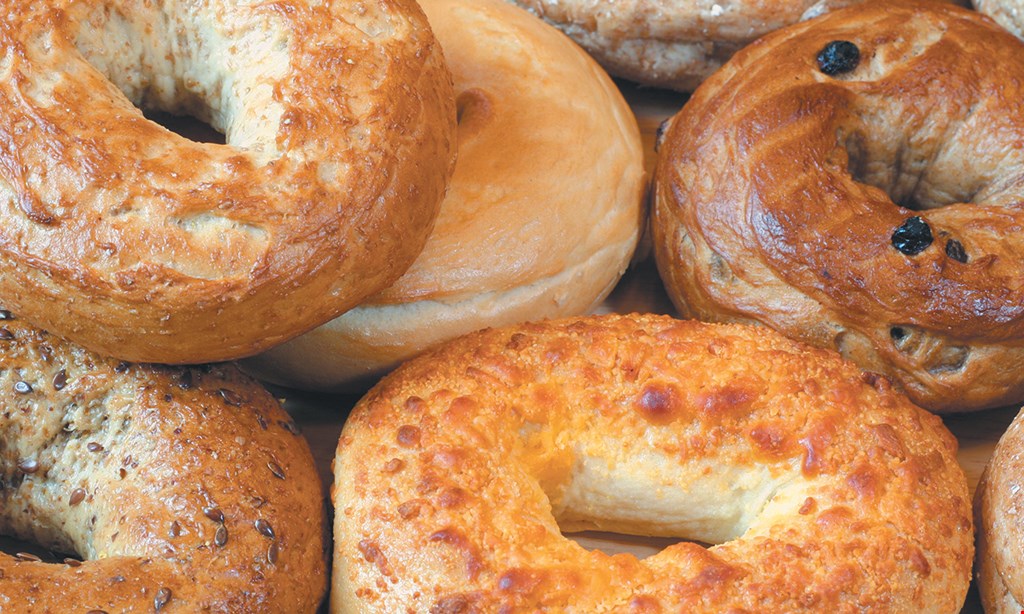 Product image for Bruegger's Bagels Free Bagel & Cream Cheese with any large beverage purchase 