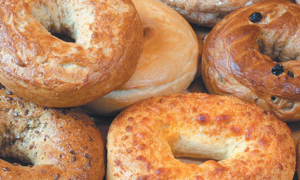 Product image for Bruegger's Bagels Free bagel with cream cheese with any large beverage purchase. 