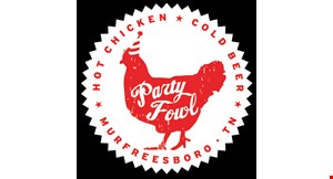 Product image for Party Fowl $5Off any purchase of $20 or more