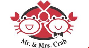 Product image for Mr. & Mrs. Crab 10% OFF ANY PURCHASE of $40 or more. 