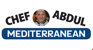 Chef Abdul Mediterranean Restaurant logo