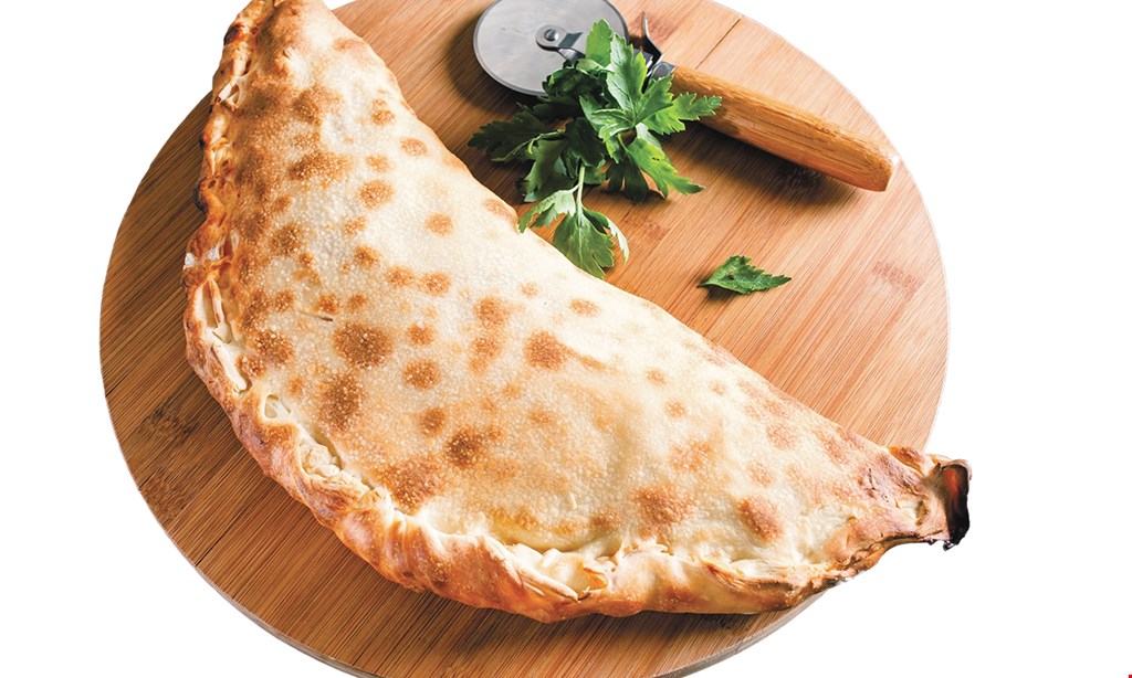 Product image for Endzone's Specialty Calzones $5 OFF any dinner for 2 of $20 or more. 