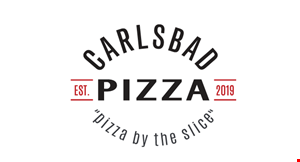 Carlsbad Pizza By The Slice logo