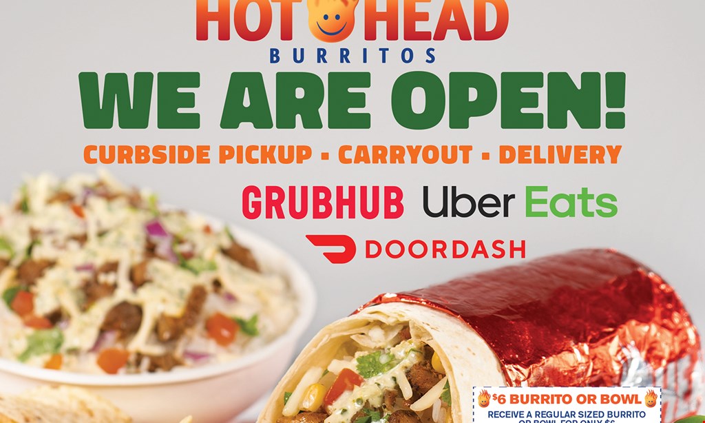 Product image for Hot Head Burritos $1 Off Quesadilla Get $1 Off Any Quesadilla Purchase