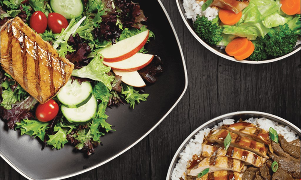 Product image for WaBa Grill Free chicken bowl with the purchase of any regular plate and two fountain drinks. 
