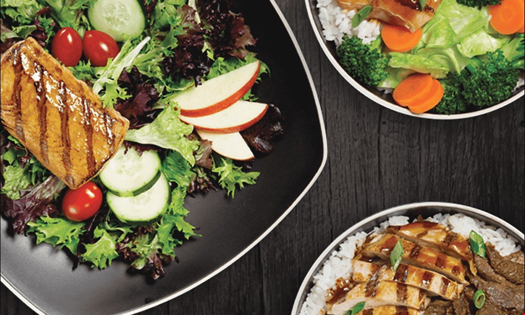 Product image for WaBa Grill Two Waba bowls & drinks $11.99. 