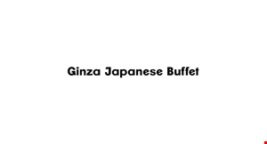 Product image for Ginza Japanese Buffet $5 OFF any 4 buffet or more buffet orders. 