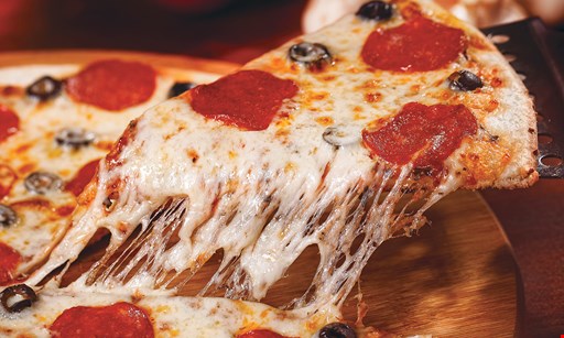 Product image for Jabby Joe's 8-cut pizza, 12 jumbo wings & 16” hoagie $25.99. 
