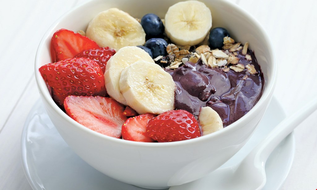 Product image for Yoyo Juice BOGO any acai bowl buy one at regular price, get a 2nd of equal or lesser value free. 