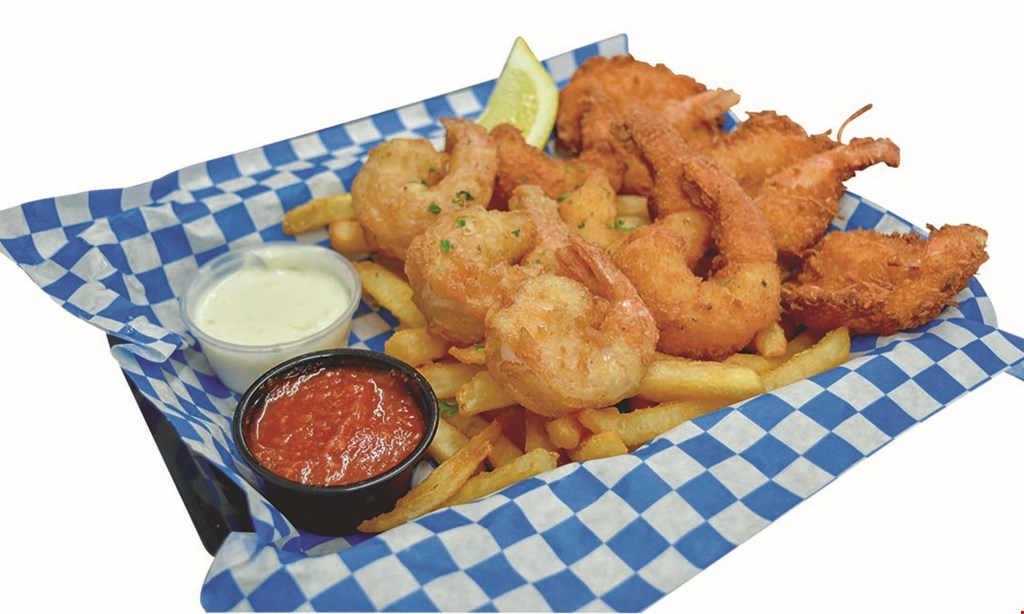 Product image for Chums Shrimp Shack FREE small bites with purchase of a meal of $10 or more. 
